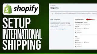 How To Setup International Shipping On Shopify In 2023