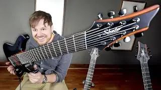 My Signature Guitars! (6,7,8 fanned frets + lefties w/ Schecter)