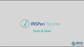 IRISPen Reader 8 - How to Scan & Save