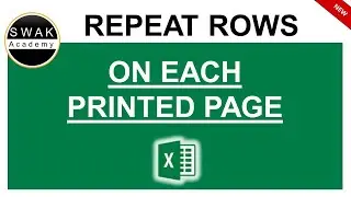 👍 Repeat Rows And Or Columns Headers On Top Of Each Page In Excel