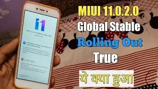 MIUI 11 Global Stable Update Rolling Out True | MIUI 11 Global Stable