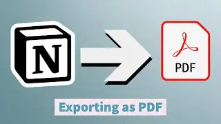 How to Export Notion as a PDF