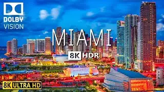 MIAMI VIDEO 8K HDR 60fps DOLBY VISION WITH SOFT PIANO MUSIC