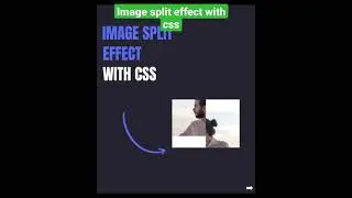 image split effect with css #shorts #short #webboss #css #csseffects #imageediting #editing #viral