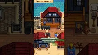 You can get buildings for FREE in Stardew Valley