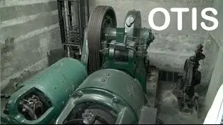 OTIS Elevator Machine room tour of a vintage OTIS elevator!