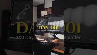 100 Days of Blender | Day 001 #blender3d #blender