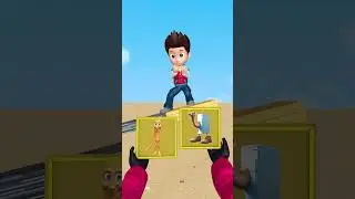 Team Pawpatrol starts the seesaw game - Help Ryder win #pawpatrol #shorts #funny #tungtungtungsahur