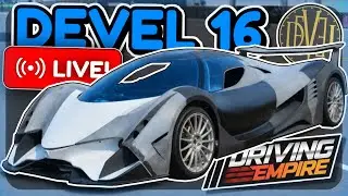 🔴LIVE🔴 THE DEVEL 16 is Coming to DRIVING EMPIRE!! | Waiting for DE Update!! - Roblox