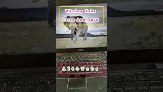 How to window Tabs close and open #shorts #shortsvideo #computerscience