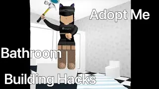 Adopt Me Bathroom Building Hacks!