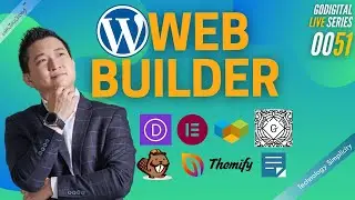 WordPress Web Builder| Which is better? | 0051 #TechnologySimplicity #GoDigital Live Series