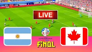 ARGENTINA vs CANADA - Copa America 2024 Final | Full Match All Goals | Live Football Match