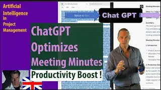 #1 AI in Project Management ● Chat GPT Optimizes Meeting Minutes  ● Productivity Boost! with openai
