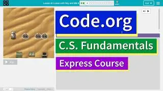 Code.org Express Lesson 10.3 Loops with Rey and BB-8 | Answers Explained | Course C Lesson 8.3