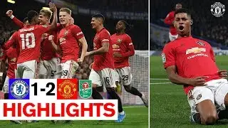 Rashfords stunning free kick sends United through! | Chelsea 1-2 Manchester United | Carabao Cup