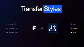 Copy text and color styles from one site to another in @Framer  | Framer Advanced