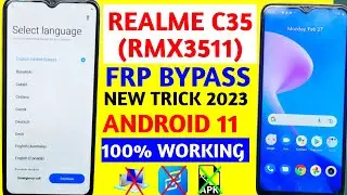 Realme C35 (RMX3511)Android 11 FrpBypass Without Pc |New Trick 2023| Reset Google Lock 100% Working