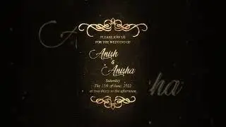 CINEMATIC SAVE THE DATE || WHATSAPP INVITATION CARD || ADOBE AFTER EFFECTS 2022 || APVL INDIA