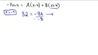 Finding the partial fraction decomposition with only distinct linear factors