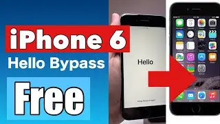 iphone 6 Hello Screen Bypass with free tool | iOS 12.5.7 ICloud bypass free windows |