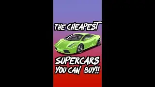 The CHEAPEST Supercars you Can Buy!!