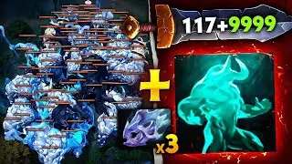 Elder Titan VS Meepo One Shot Rampage🔥🔥🔥+1000 Damage | Dota 2 Gameplay