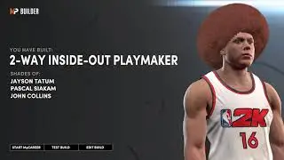 HOW to MAKE the BEST 2 WAY INSIDE OUT PLAYMAKER on NBA 2K21 NEXT GEN!