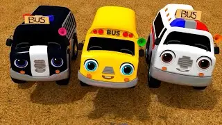 Baby Toddler Songs - Wheels on the Bus - Nursery Rhymes & Kids Songs