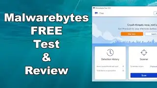 Malwarebytes Free Test & Review 2021 - Antivirus Security Review - High Level Test