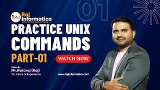 Unix Commands used in Informatica |Part-1| By Raj informatica | Unix Interview Questions and answers