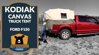 ⛺ Kodiak Canvas Truck Tent- F150 Short Bed Setup and Overview