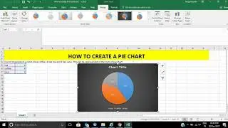 How to create Pie Chart in Microsoft Excel