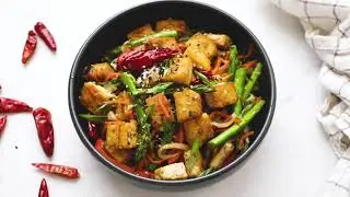 Szechuan tofu and Veggies