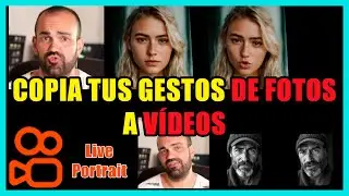 ANIMA FOTOS con tus GESTOS con Inteligencia Artificial | Como instalar y usar Live Portrait