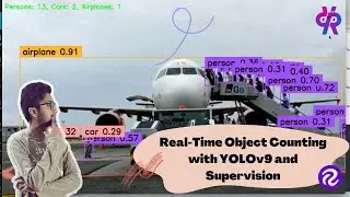 Real-Time Object Counting with YOLOv9 and Supervision