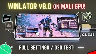 WINLATOR on Android Mali GPU Phone Test - Setup & Best Settings!