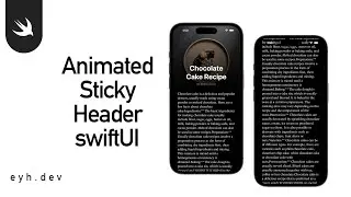 Animated Sticky Header SwiftUI