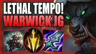 LETHAL TEMPO IS BACK SO TIME TO SEE HOW WELL IT DOES ON WARWICK JUNGLE! - Gameplay League of Legends