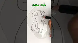 Draw Jumbo Josh Garten of Banban but why water #drawing #kids #kidsart #kidsvideo