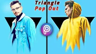 Picsart Triangle Pop Out Effect || Picsart Triangle Edit || Picsart Tutorial || AK Technical