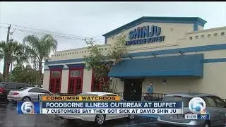 Foodborne illness outbreak at buffet