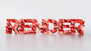 Create Awesome Voronoi Fracture Text Designs in Cinema 4D