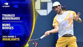 Thanasi Kokkinakis vs. Nuno Borges Highlights | 2024 US Open Round 2