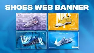 Shoes Web banner Design in photoshop | web banner |  Photoshop