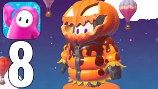 Fall Guys Mobile - Gameplay Walkthrough Part 8 - Pumpkin Puff Patch (iOS, Android)