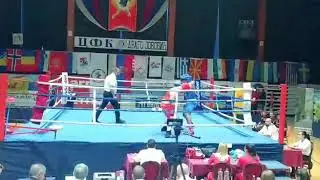 Vishal gupta boxer in Serbia first fight 🙏