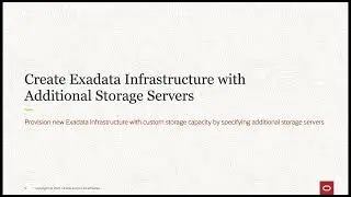 Elastic Storage Expansion on Gen2 Exadata Cloud at Customer