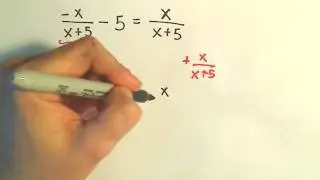 Solving a Basic Rational Equation - Ex 2