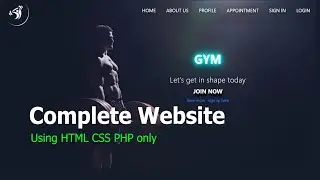 First GYM Website Using 